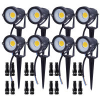 Lámpara De Jardín LED COB 5W IP65 Mini Luz Exterior 3000K 12V 24V Escenario De Paisaje Con Conector De Baja Tensión Para Vivero Y Escenario De Paisaje - details 11
