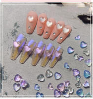 Adornos De Uñas 3D Misscheering Charms De Corazón En Amor Piedras De Cristal Naturales Para Decoración De Uñas DIY Accesorios De Uñas - details 4