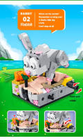 Juego De Construcción Y Juguete Con Modelos De Animales Adorables | Conjunto De Rompecabezas Que Incluye Pato Colibrí Rana Mariposa Caracol Y Conejo Bloques De Construcción Pequeños Compatible Con Lego - details 6