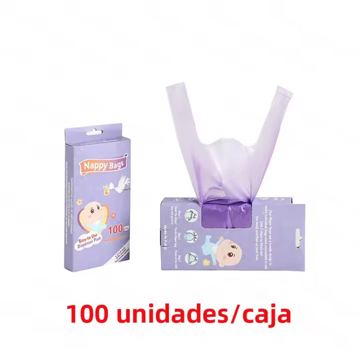 Bolsas De Basura Portátiles Desechables Para Pañales Scented Hygiene Bags Para Dispositivo De Basura O Productos Femininos O Sacos Para Deshecho De Orina De Mascotas - 1