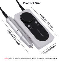 Máquina De Uñas Eléctrica Recargable 45000RPM Con Conector USB Set De Perforación Para Esmalte Remover Y Manicura a Bajo Ruido Colores Disponibles: Blanco / Rosa / Brillante - details 5