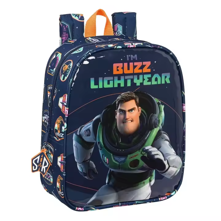 Mochila Infantil Guardería Buzz Lightyear - Mochila Adaptable A Carro Toy Story - Mochila Preescolar Buzz Toy Story - Mochila Pequeña Toy Story - Safta - 1