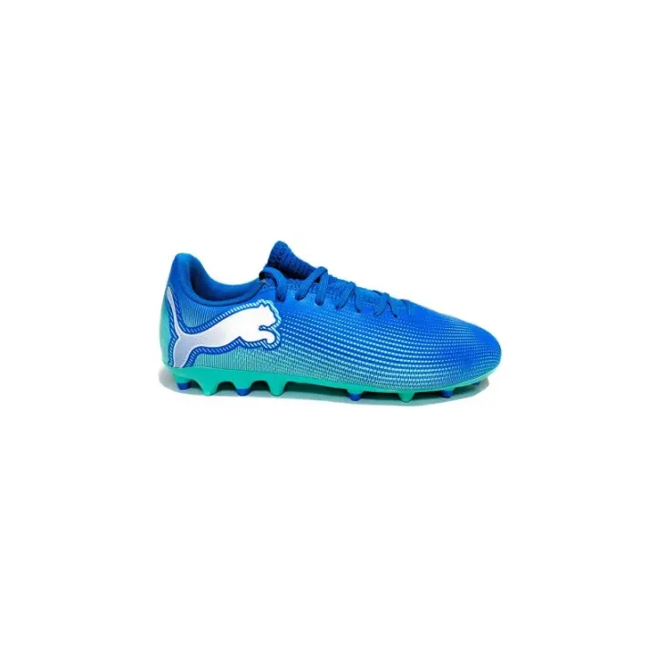 Botas de Fútbol Niño Puma Future 7 Play Mg Junior Color Azul y Blanco-108019-01 Puma - 1