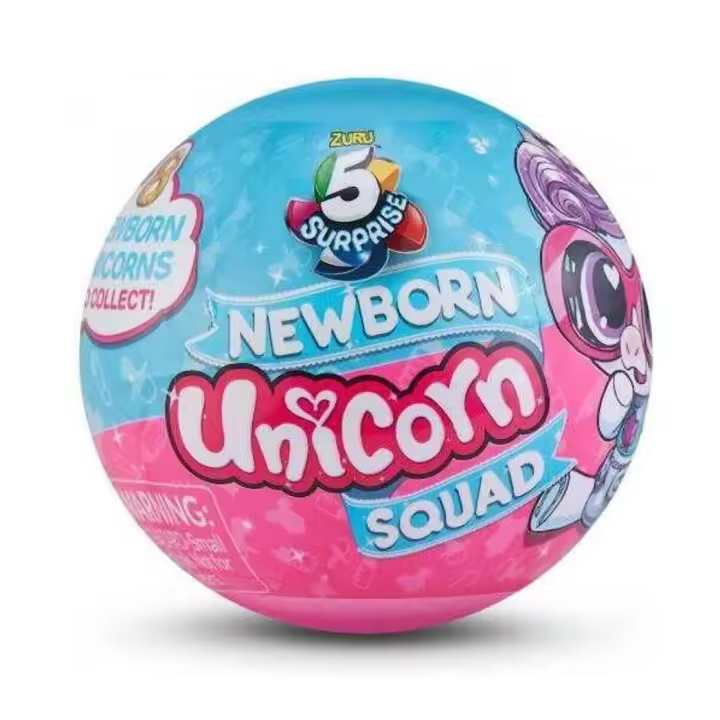 BANDAI- Bola Sorperesa New Born Unicornio Figura Individual Modelo aleatorio 8,5 x 8,5 cm - Juguete Multicolor- Solo 1 Pieza - Pieza pequeña -. - 1