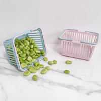 Cestas De Almacenamiento Para Verduras Y Frutas Con Diseño De Drenaje Rápido Y Asa No Eslipiente Fundamento No Eslipiente - details 4
