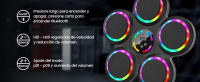 🔥 Máquina de Boxeo Inteligente con Música y Luces RGB  9 Velocidades + 9 Modos de Entrenamiento  Bluetooth 25m para Casa/Gimnasio  Pantalla LED Contador de Golpes  Regalo Perfecto Navidad - details 1