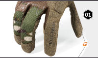 Guantes Tácticos De Camuflaje Para Hombres Con Dedos Completos Toque De Pantalla Adecuados Para Airsoft Ciclismo Paintball Pesca Y Caza - details 8