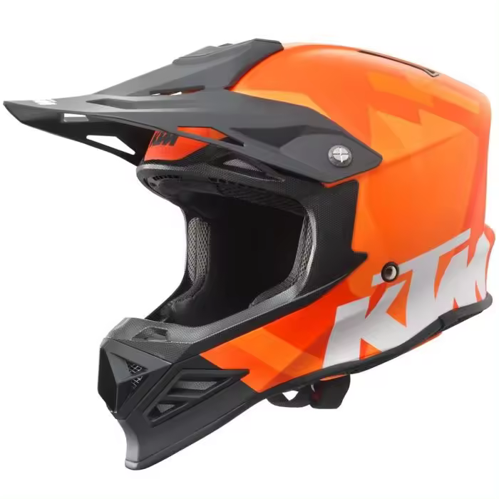 CASCO KTM DYNAMIC-FX Negro / Naranja FIBRA DE VIDRIO - 1