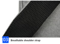 Mochila Impermeable Para Hombre Con USB Mochila De 15.6 Pulgadas Para Laptop Estilo Clásico Material Nylon Capacidad 20-35 Litros - details 28