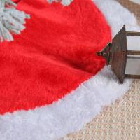 Alfombra De Árbol Navideño De 40 Cm De Peluche Blanca Con Lentejuelas Tapete Pequeño Para Decoración De Hogar Y Fiestas - details 0