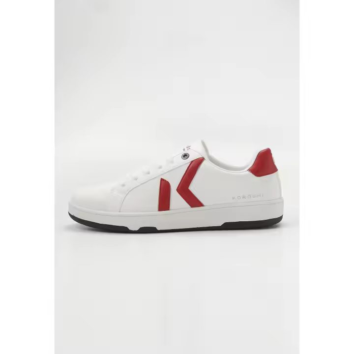 Koroshi Zapatilla casual sneaker con cordones color rojo para hombre | Ropa Casual - 1