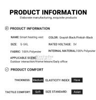 Chaleco Calentado Para Hombres Y Mujeres Tamaño 6XL Chaqueta Eléctrica USB Calentador Corporal Térmico Para Invierno Motorista - details 11