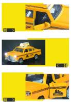 Modelo De Taxi Retro 1/32 En Aleación Juguete De Coche Miniatura Con Sonido Y Luz Regalo Para Niños Edad 4-6 Años Colección De Automóviles - details 7