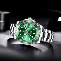 Reloj Métrico De Lujo LIGE Para Hombres Acero Inoxidable Impermeable Con Tourbillon Reloj Automático Militar De Moda Resistente Al Choque - details 13