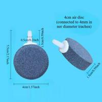 Pompa De Aire Para Acuario 40mm Piedra De Burbujas Para Piscina Aerador De Hidroponia Placa De Oxígeno Material Plástico Potencia 3W - details 1
