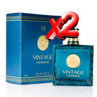 2 UNIDADES Vintage Heroes Eau de Toilette para hombre 90ml Montage Brands Fragancia inspirada en otros perfumes - details 0