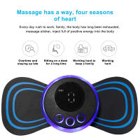 Juego De 2/3/4 Piezas Masajeador Eléctrico Inteligente De 8 Modos Y 19 Niveles De Intensidad Para Cuello Estimulador Muscular EMS Herramientas De Masaje Por Pulso Parche Cervical - details 2
