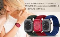 Braided Solo Loop Para Apple Watch 11 10 42/46/44/40/45/49/41mm Correa De Nylon Elástica Compatible Con Series 9 8 Se Ultra2 3 Unisex - details 1