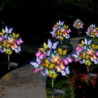 Luces Solares LED Para Jardín IP65 Impermeables Decorativas Para Camino De Piedra Y Sendero De La Casa Luz De Mariposa - details 5