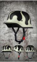 Casco Moto Retro Clásico Alemán Para Hombres Y Mujeres Apropiado Para Motocicletas Material ABS Medio Cabeza DOT Aprobado - details 15