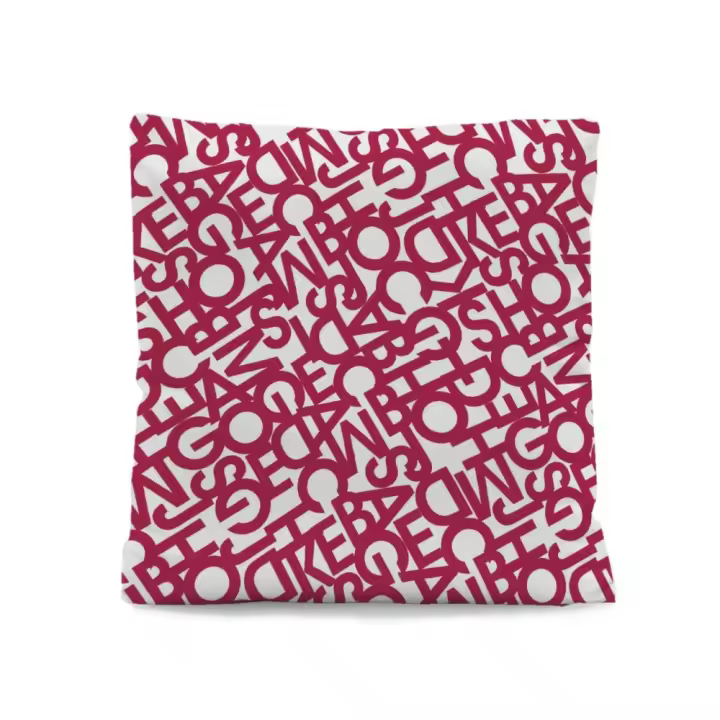 SABANALIA - Cuadrante decorativo modelo Letras - medida 50 x 50 - Tejido Loneta 180 grs/m² - 1