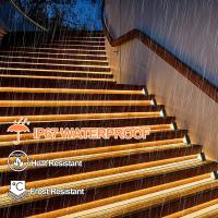 Luz de Escalera para Exterior IP67 Impermeable Luces Solares para Exterior Blanco Cálido 3000K Luz Lámpara Solar Auto ON/OFF Escalera iluminación LED para Jardín Patio Paquete de 6 - details 6