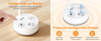 Aigostar Lámpara de Escritorio con Enchufe y Tomas de Corriente, Salida USB y Tipo C, Lámpara de Lectura Táctil, 3 Colores y Atenuación Continua, Cuello de Cisne, para Oficina Dormitorio (Blanca) - details 6