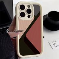 Funda De Silicona Para iPhone Con Patrón De Rayas Y Retícula De Zorro Moda Compatible Con Modelos 15 14 13 12 11 pro Max XS X XR 7 8 plus SE 2020 Cubierta Suave Antigolpes Y Anti-Resbaladizo - details 4