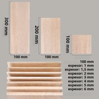 5PCS Madera De Balsa Para Manualidades Y Modelos 1-6mm Material Para Carpintería Y Artesanía Ligero Y De Alta Calidad - details 0