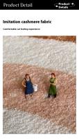 Carpetas De Entrada De Día De San Valentín Imitación De Cashmere VIKAMA Alfombra De Hogar Confort Aislante Para Balcón Y Paredes Antideslizantes Y Resistente Al Desvanecimiento - details 2