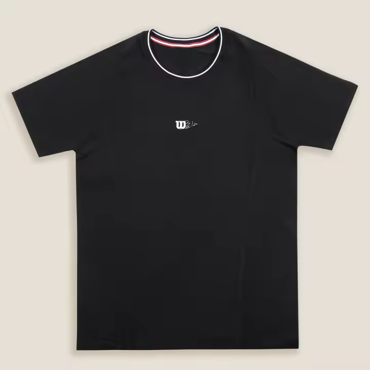 Camiseta Wilson Bela Seamless Crew 2.0 - Blanca / Negra - 1