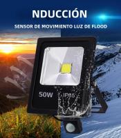 Lámpara De Inundación LED Con Sensor De Movimiento IP65 Impermeable 10W 30W 50W 220V Luz De Punto Exterior Al Aire Libre Reflector De Lámpara - details 0