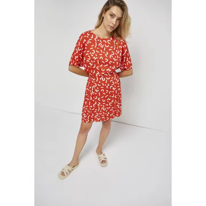 Tiffosi Vestido Mdm Ivrea Rojo ALMACEN VERANO - 1