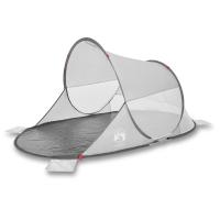 vidaXL Tienda de playa pop-up impermeable gris - details 2