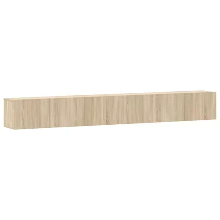 vidaXL Set de muebles para TV 3 pzas madera contrachapada roble sonoma - 1