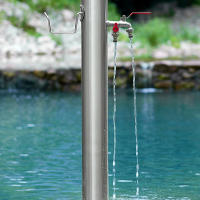 Adaptador De Conector De Agua Doble Cabeza 1/2'' 3/4'' Válvula De Interruptor Para Jardín Tubo De Riego Unidad De Medición - details 3