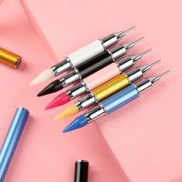 Nuevo Herramienta De Pintura Diamante Doble Cabeza Plástico Y Metal Accesorios De Pintura Diamante Herramienta De Uñas Multifuncional Con Opciones De Punta De Plástico - details 8