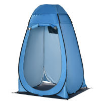 Outsunny Tienda de Ducha Instantánea Tienda de Privacidad Portátil con 1 Gancho Bolsillo Bolsa de Transporte y UV 20+ para Baño Vestuario Cambiador Inodoro 126x124x189 cm - details 0