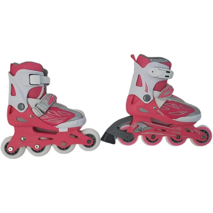 Patines de Línea , Patines Deportivos Action - Rosa - T 28-31 - 1