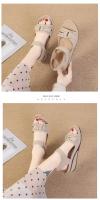 SP Sandalias de mujer de nuevo estil con Tacones de cuña, Suela Gruesa con Velcro, Talla big, sandalias de una Tira en stock, - details 27