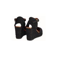 VIGUERA 2135 NEGRO Alpargatas de mujer 35896 25V VALENCIANA CORREITA CUÑA YUTE NEGRO - details 1