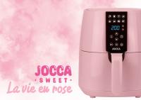 Freidora Jocca de aire caliente digital de la línea Sweet en color rosa con 3.8L de capacidad,1450W de potencia, pantalla táctil LCD, 8 programas preestablecidos, temporizador hasta 60 minutos, control de temperatura entre 80ºC y 200ºC - details 1