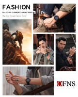 Reloj Deportivo Militar De Lujo OFNS Para Hombre 50M Impermeable Multifuncional Con Cuarzo LED Digital Cronógrafo Calendario Alarma - details 5