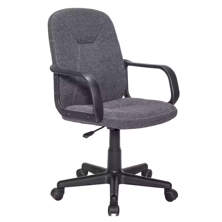 SILLÓN GIRATORIO GENESIS TEJIDO GRIS MARENGO  ADC MUEBLECENTER  Envío Gratuito - 1