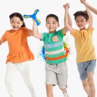 Juguete Interactivo De Arco Iris Tres Hojas Para Exterior Juego De Disco Volador Deportes Para Adultos Y Niños Regalo De Descompresión - details 2