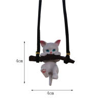 Colgante Creativo Para Espejo Retrovisor De Coche Con Gato En Ramal Swing Decoración Interior De Coche Accesorios Para Interiores - details 4