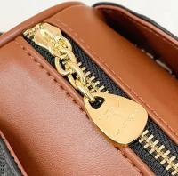 Bolso De Hombro Para Mujer De Lujo De Diseñador Famoso Bolso Bandolera Moda Cuadros Trendy Material PU Con Cierre De Cremallera - details 10