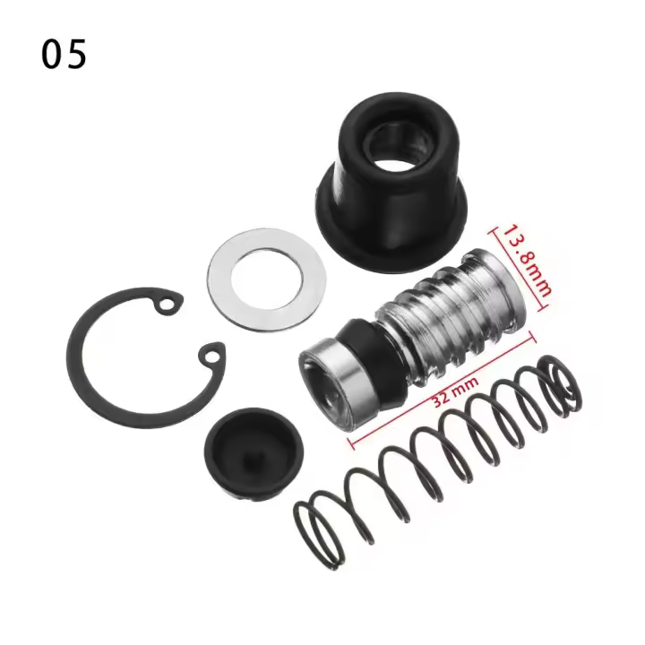Kit De Reparación De Plunger De Pistón Para Motocicleta Pump De Embrague Freno 11mm 12.7mm 14mm Accesorios De Reparación De Cilindro Maestro - 1