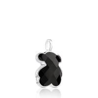 Colgante de oso de piedra preciosa natural de plata esterlina S925, accesorio de collar de bricolaje de lujo que combina con todo - details 29