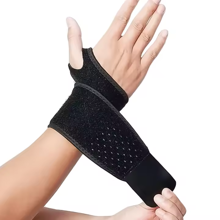 Apoyo De Muñeca Articulador Ajustable Protector De Muñeca Para Alivio Del Dolor En Ambas Manos Material De Nylon Y Goma - 1
